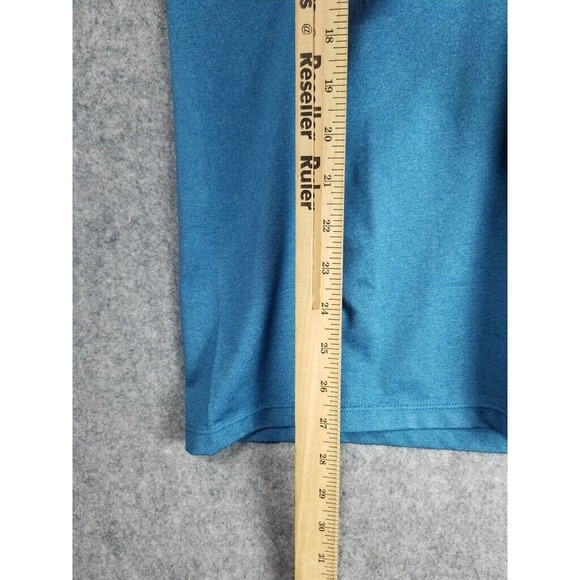 Hylete Polo Men's Medium Blue Athleisure Golf Outdoor Performance Comfort - Picture 4 of 8